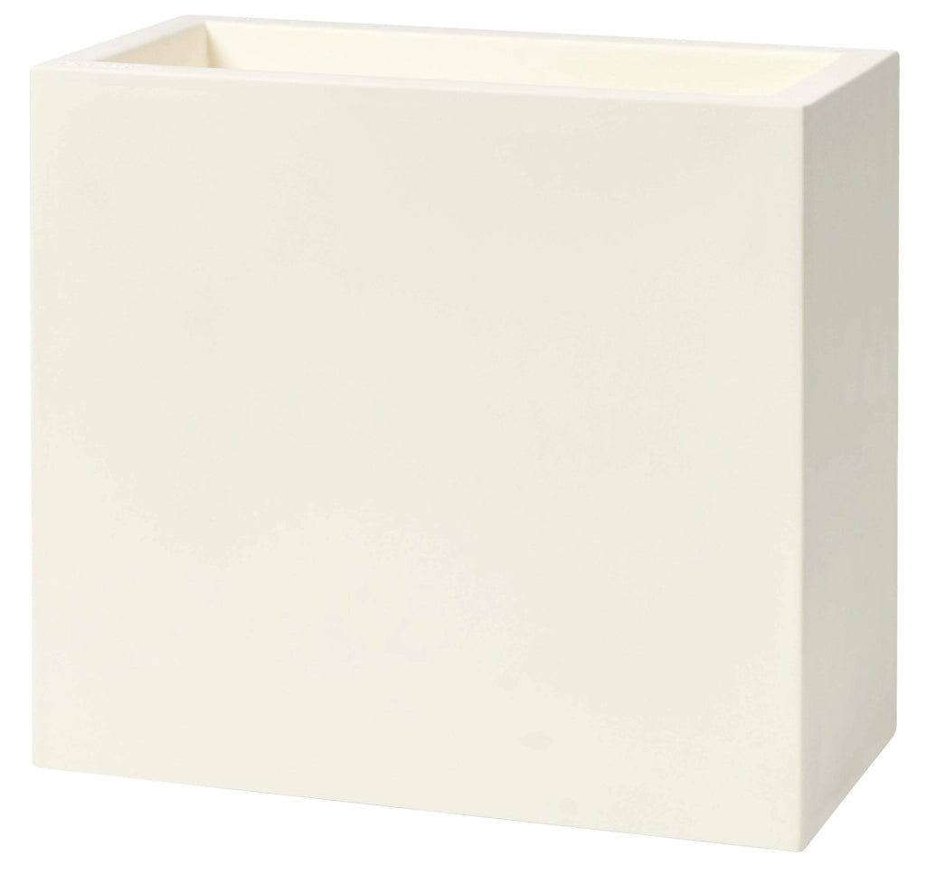 Vaso 99x39x70 cm in Polietilene Schio Tower 100 Bianco