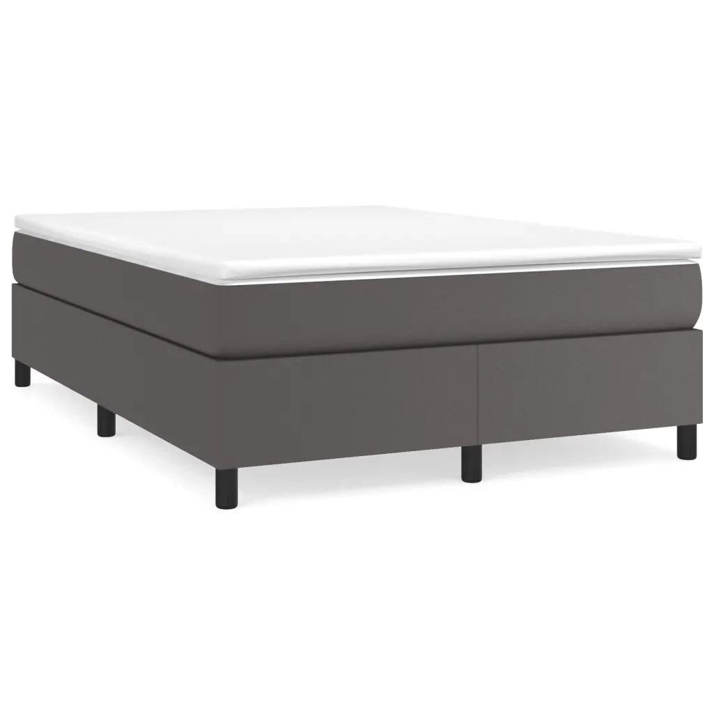 Struttura Letto a Rete a Molle Grigio 140x200 cm in Similpelle 3121051