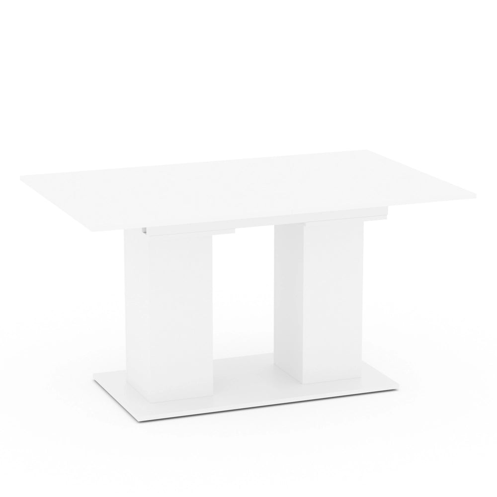 Vicco Tavolo da pranzo allungabile Bianco 90 x 140 cm