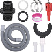 Kit di Condotta Flessibile per Raccogliere Acqua Piovana - Collegamento Condotta a Otre d'Acqua - Kit di Bypass per la Raccolta di Acqua Piovana all'Aperto