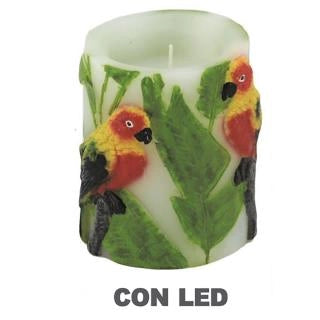 Candela led pappagallo cm8h10