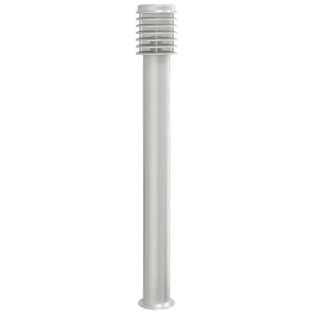 Lampada da terra per esterni in argento 110 cm acciaio inox argento 02_0042515