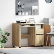 Scrivania in Rovere Sonoma Rovere Sonoma Legno Ingegnerizzato Media