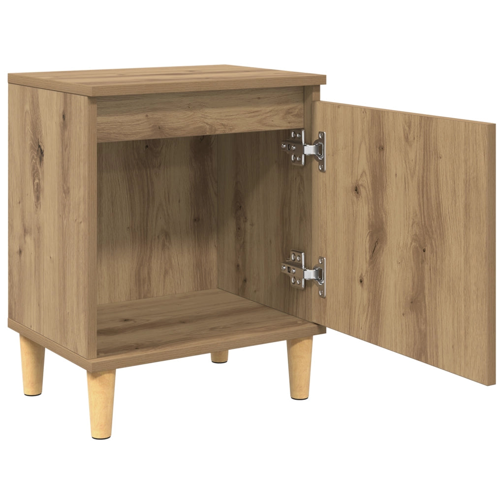 Comodino in rovere artigianale Rovere artigianale MDF