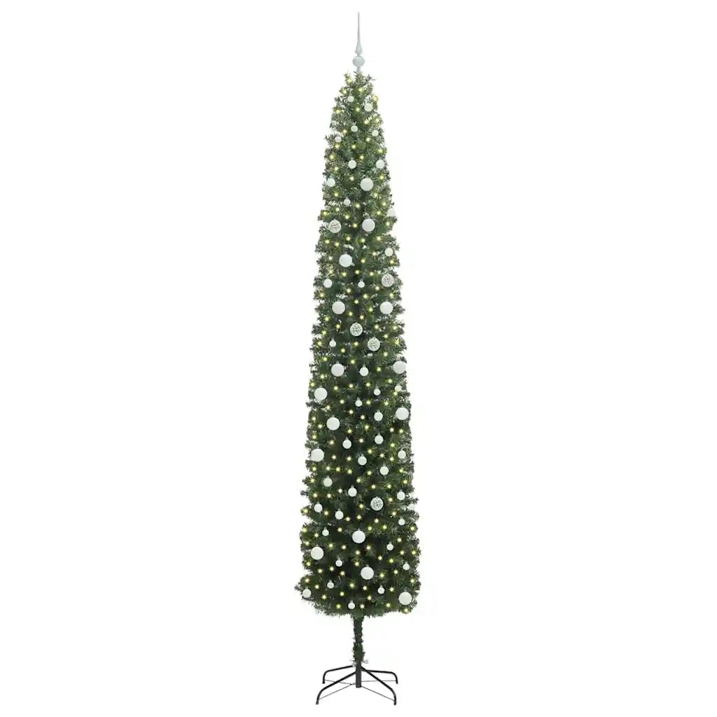 Albero di Natale artificiale con 300 LED Verde 300 cm 3394990