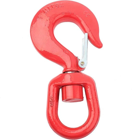Grue a gancio rotondo a cardano con gancio a forma di anello per sollevamento con formazione anti-scivolamento.