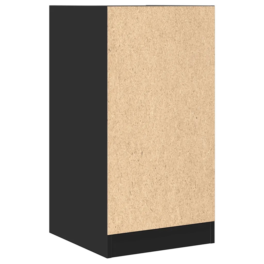 Armadietto da Farmacia Nero 40x41x77,5 cm in Truciolato 855188