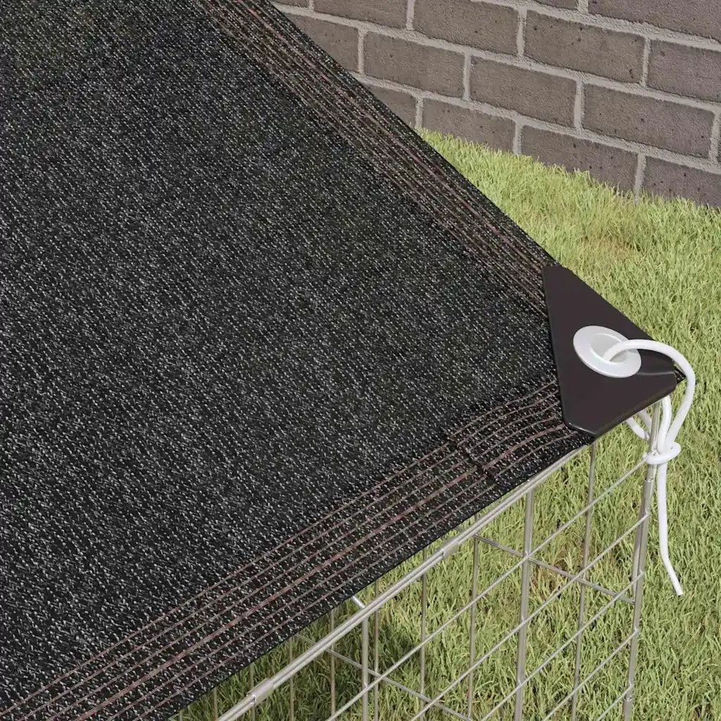 Gabbia per Conigli Argento 200 x 78 x 78 cm Acciaio zincato
