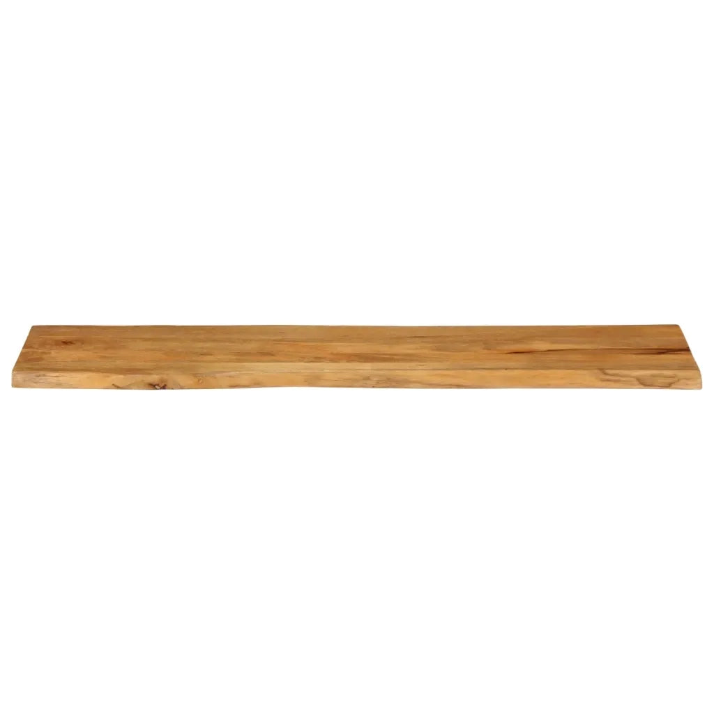 Piano Tavolo 180x40x3,8 cm Bordi Vivi in Legno Massello Mango 370785