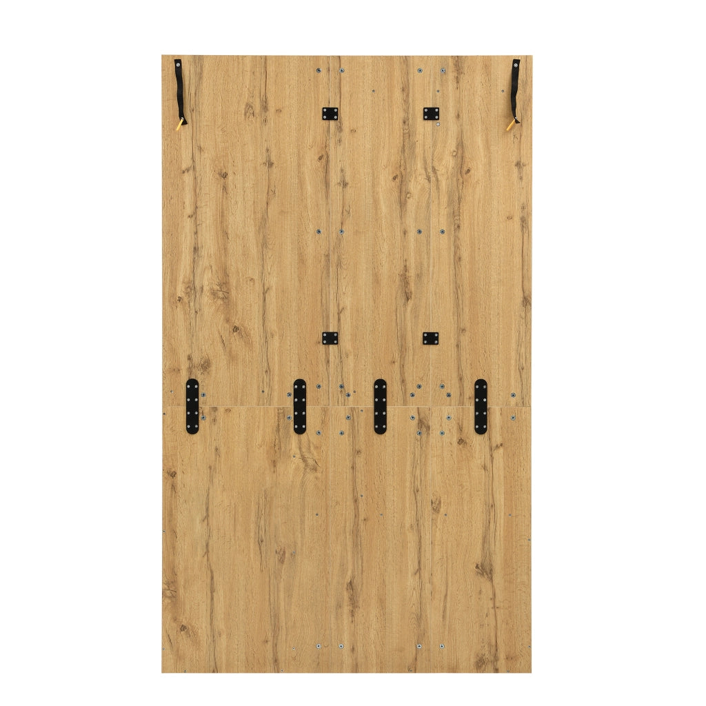 Set di Mobili da Ingresso con Scarpiera, Specchio, Panca Imbottita, Ripiani, MDF Nero Naturale