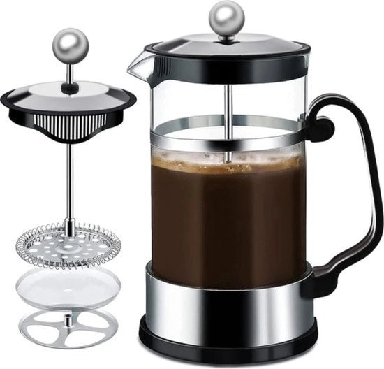 Caffettiera elettrica per caffè espresso e macchiato con sistema di miscelazione e filtro a carta, modello 1234, 1200W, 15 bar, 2 porte, colore bianco, prodotto in acciaio inossidabile, codice prodotto ABCD, garanzia 2 anni