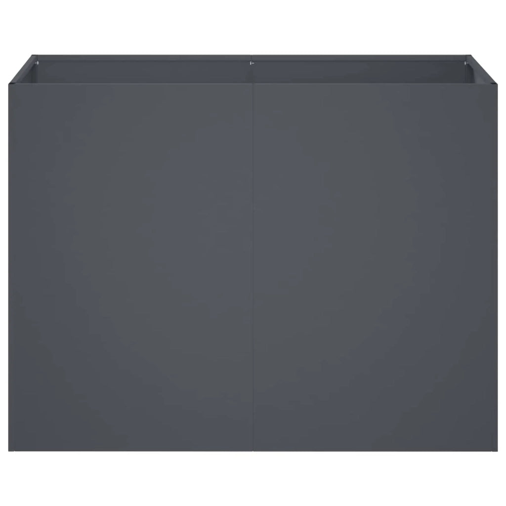 Vaso da giardino Antracite 80 x 40 x 60 cm 8005885