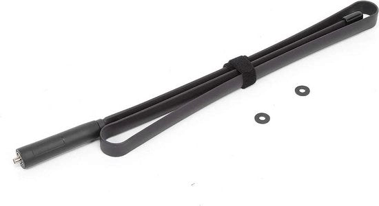 Antenna Dual Band VHF UHF SMA-F Opvoubara per comunicazione Ham Radio con alta potenza.