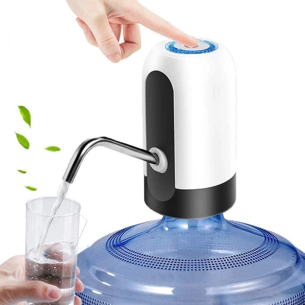 Trade Shop - Dispenser Erogatore D'acqua Rubinetto Elettrico Per Boccioni Ricaricabile Usb -
