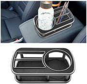 Organizzatore Auto Multifunzionale - Bicchieriere per Auto - 17,5 x 9,8 x 5,3 cm - Materiale ABS Duraturo