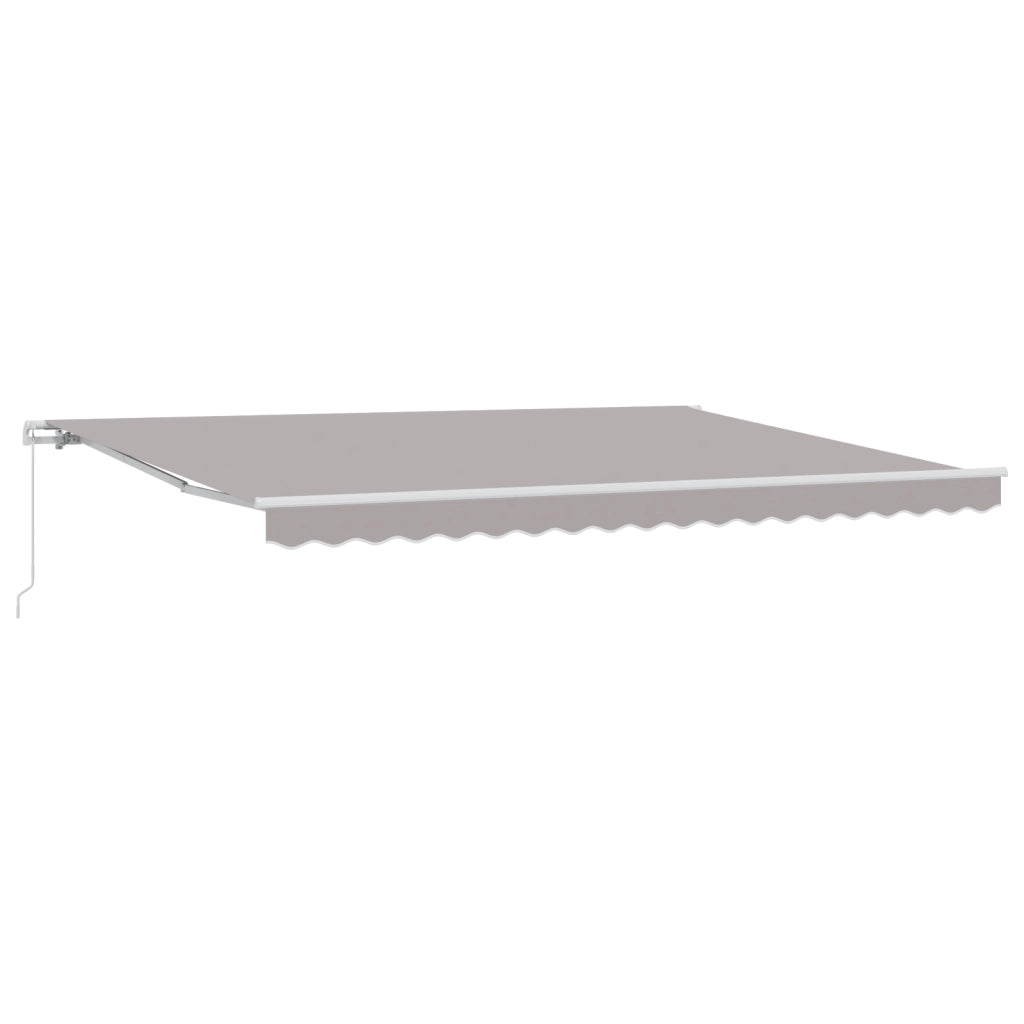 Tenda Retrattile Manuale Grigio 450x300 cm