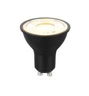 Lampadina LED GU10 nera 3W 450 lm luce calda Trio