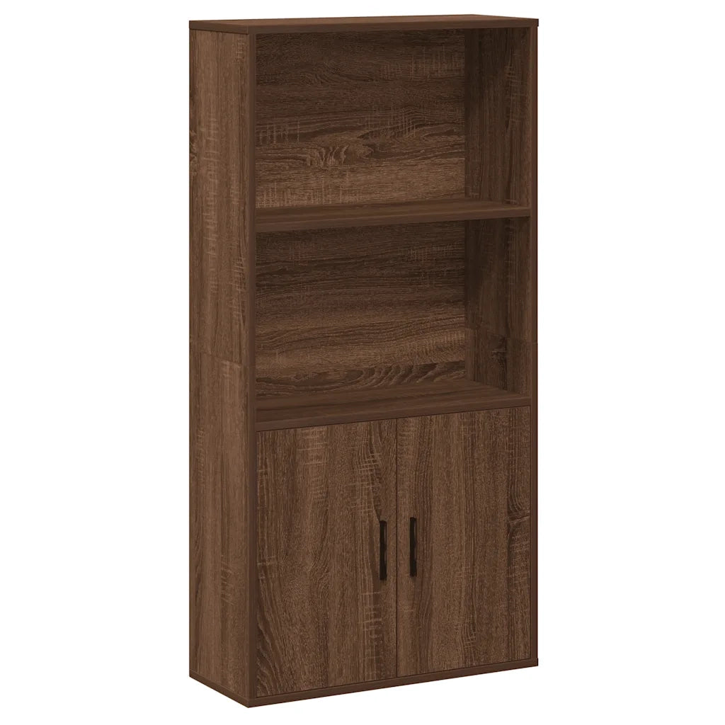 Libreria Rovere Marrone 60x24x120 cm in Legno Multistrato