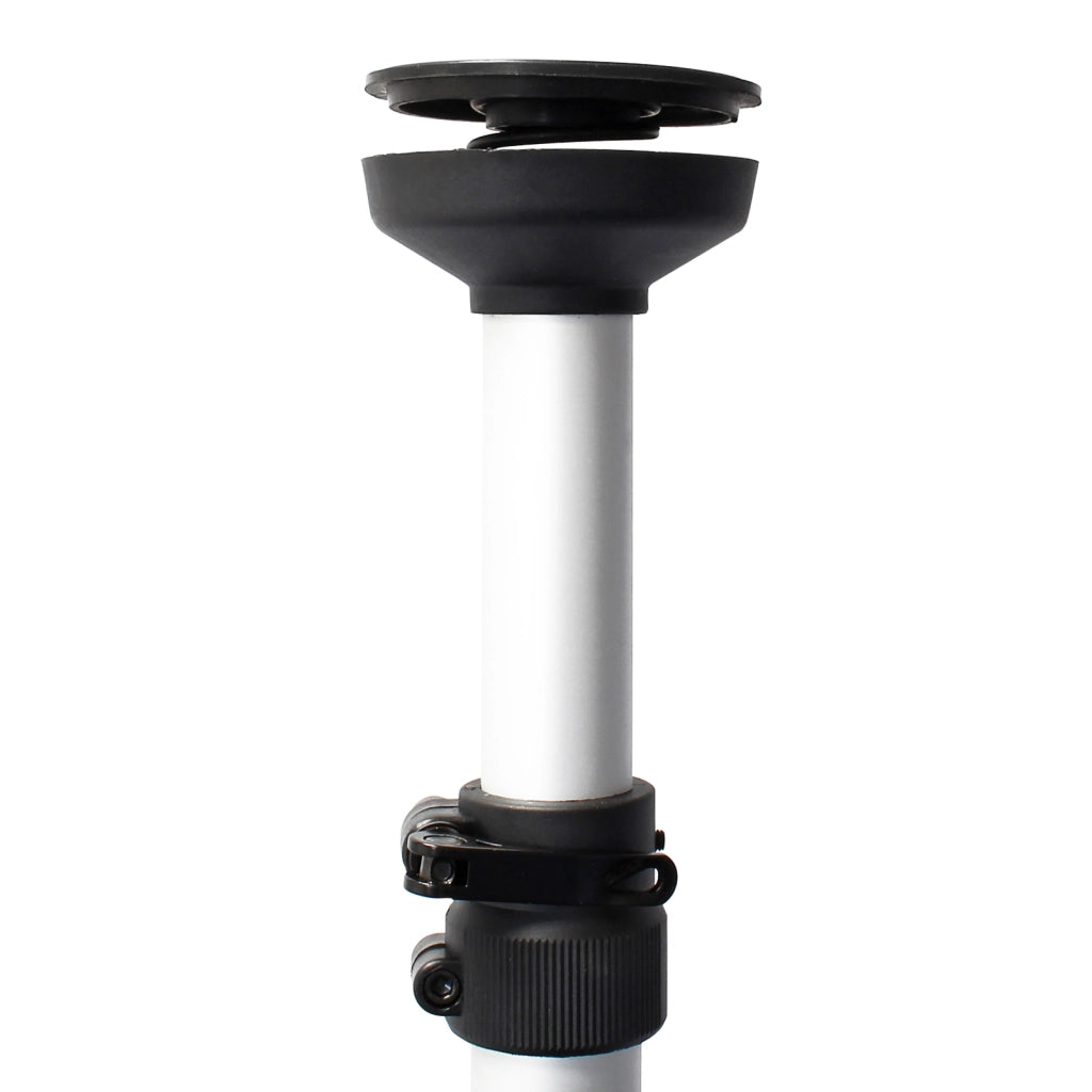 Portabiciclette telescopico per 2 bici da 20 kg 160-340 cm, regolabile con bracci girevoli 360°