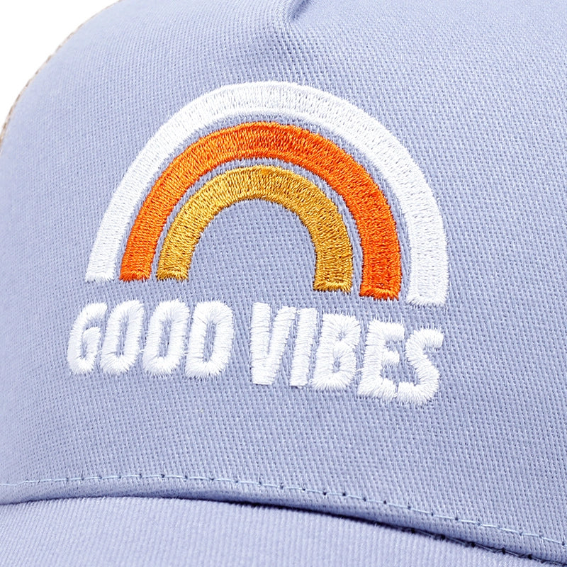 Cappellino da baseball GOOD VIBES blu