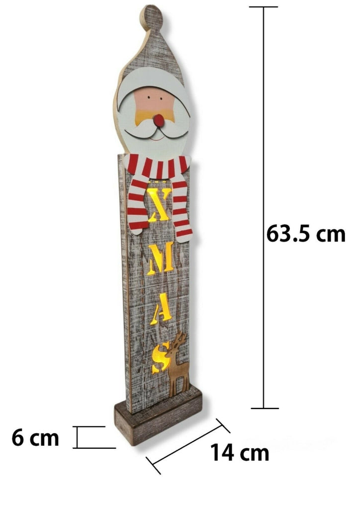 BABBO NATALE ARTICOLO NATALIZIO ADDOBBO NATALIZIO GADGET DI NATALE DECORAZIONE