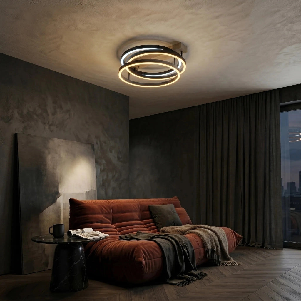 Lampada Da Soffitto Led Swe058-c Black