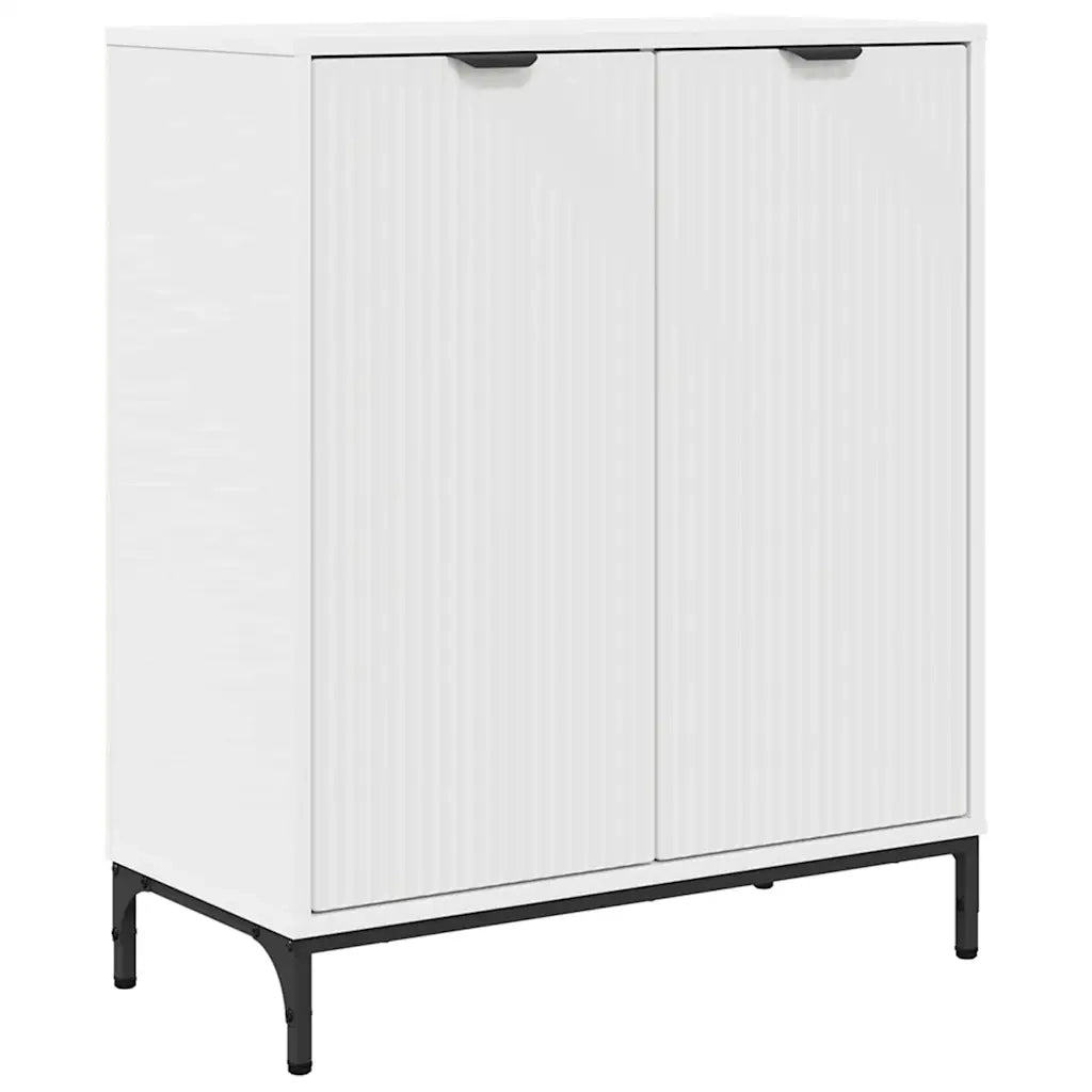 Credenza | Madia | Buffet da pranzo | Armadio da pranzo Bianco 69,5 x 33 x 82 cm Legno multistrato