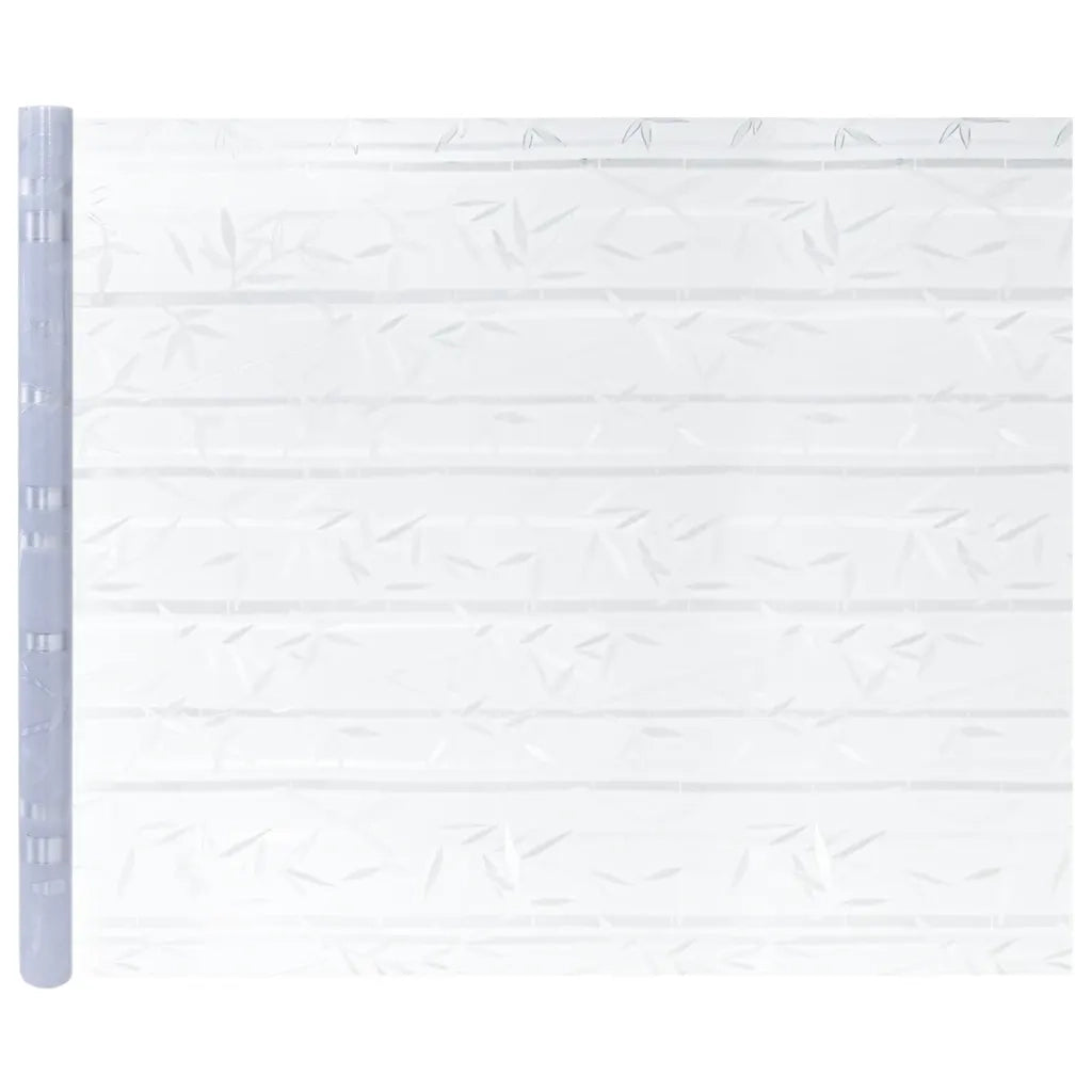 Pellicole per Finestre Smerigliate 4pz Motivo Bambù in PVC 3208964