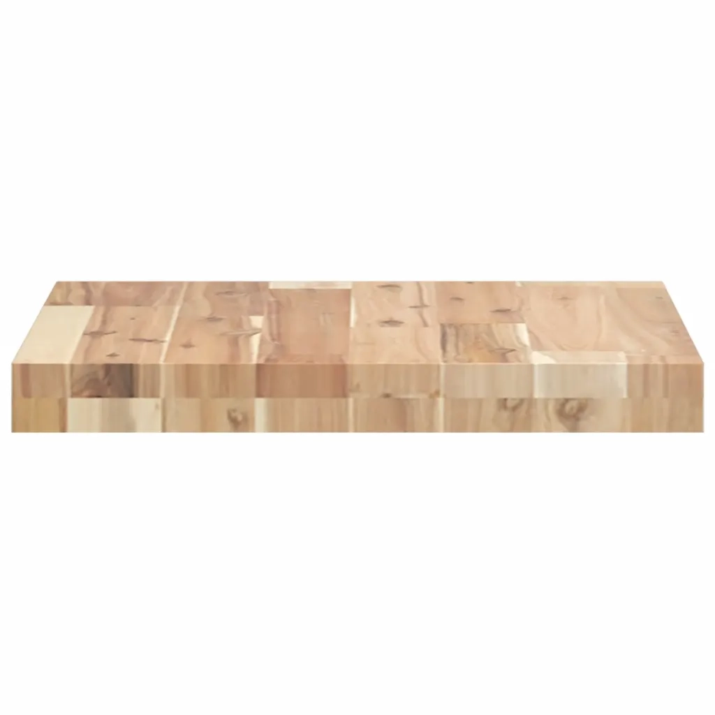 Piano Tavolo Quadrato 40x40x4 cm in Legno Massello di Acacia 4008712