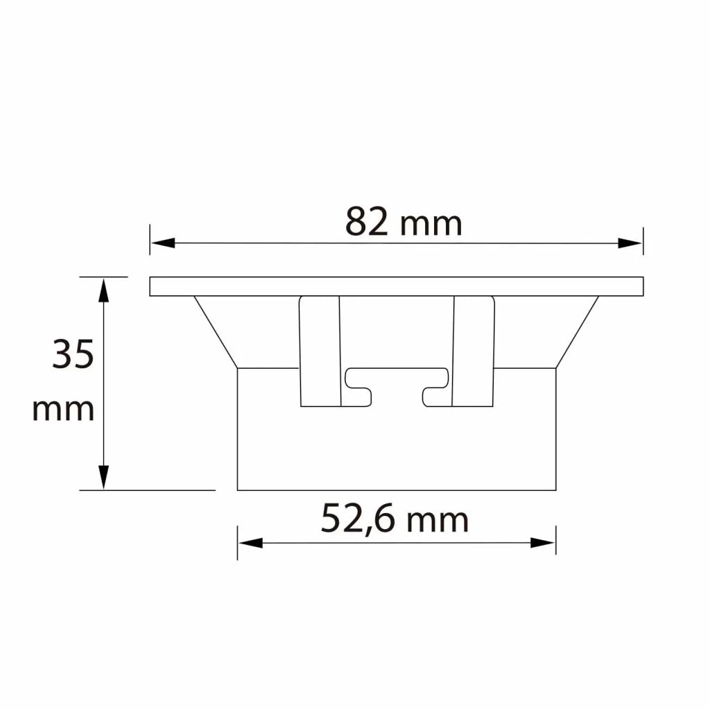 LÚZETE - FARETTO INCASSATO ROTONDO EXTRA PROFONDO 3,5 CM IN ALLUMINIO BIANCO