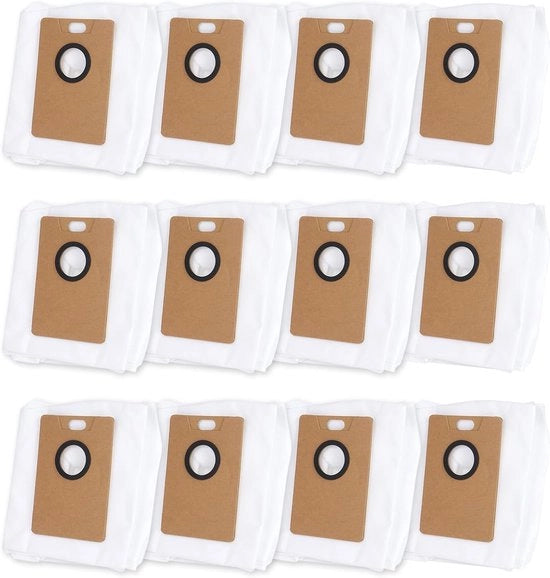 Sacchetto aspiratore 12x, compatibile con RV30 Max Plus, RV20 Max Plus RVA202, capacità di aspirazione 3,5L, sacchetto di sostituzione per aspiratore.