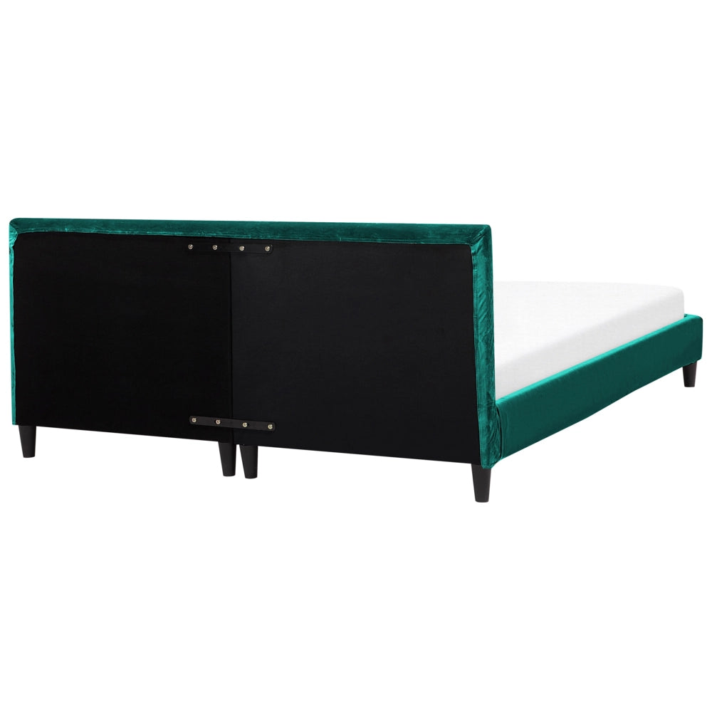 Copri Letto Velluto Verde per Letto 180 x 200 cm Sfoderabile Lavabile
