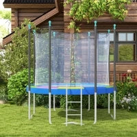 Copertura Tappeto Elastico Ø366x30 cm Pieghevole e Portatile, in Plastica, PE e Schiuma, Multicolore
