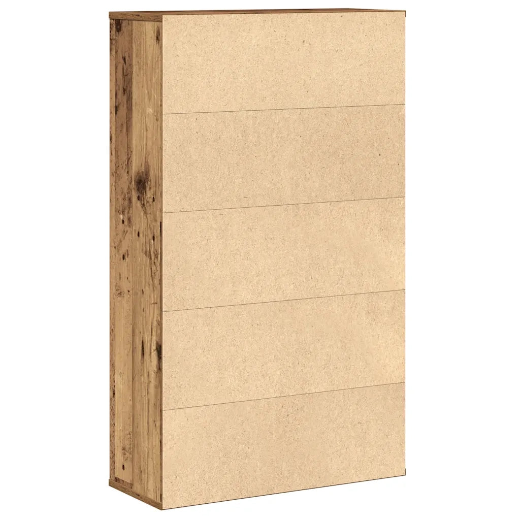 Libreria-Scaffale per Libri-Mobile di Stoccaggio Legno Vecchio 60x24x101,5 cm in Truciolato
