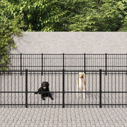 Gabbia per Cani da Esterno in Acciaio 56,45 mÂ²