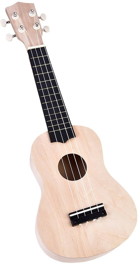Kit di costruzione di ukulele - Soprano Ukulele Set - 21 Pollici - Per Bambini e Principianti - Legno di Tilia Naturale - Inclusi Accessori