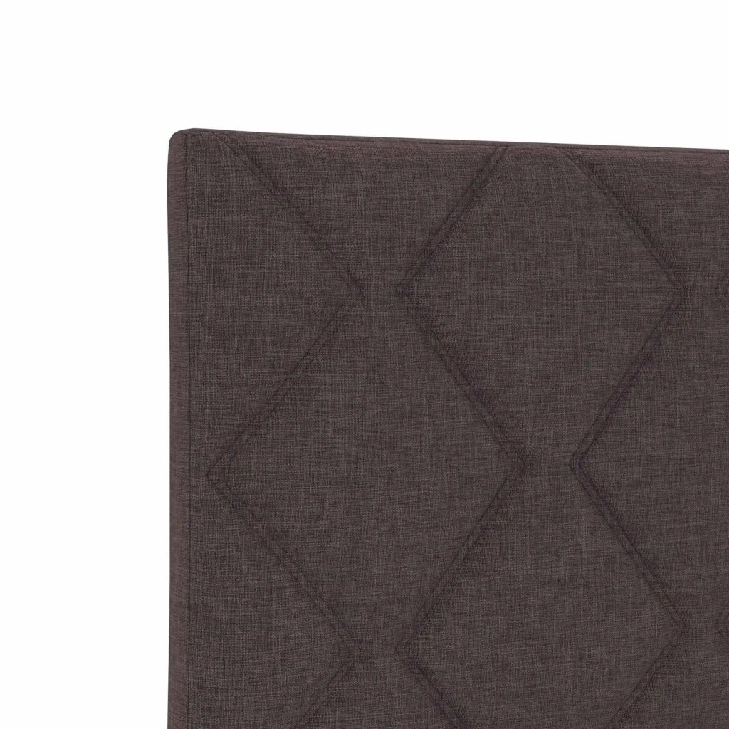Letto Ottomano con Materasso e LED Marrone Scuro 200 x 200 cm 3458183