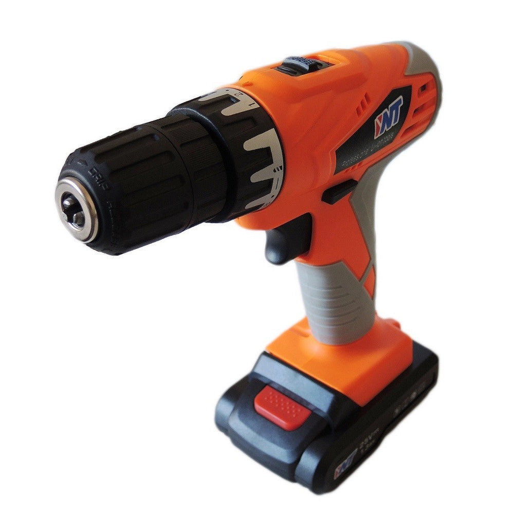 Trade Shop - Trapano Avvitatore Con Doppia Batteria Al Litio 25v 1.3ah Con Valigia 6221s -