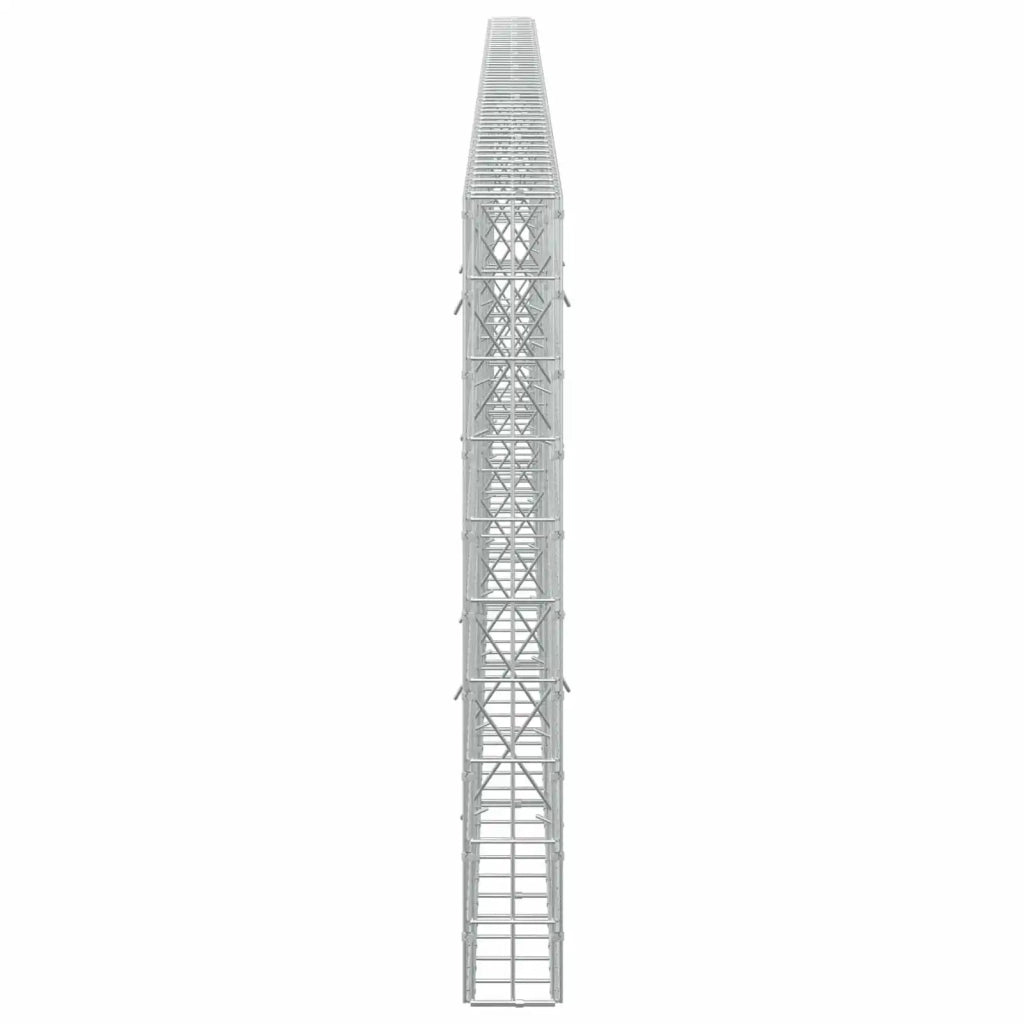 Gabione con Filo da 3,5 mm e Rete da 5x10 cm 550x10x100 cm 3462533