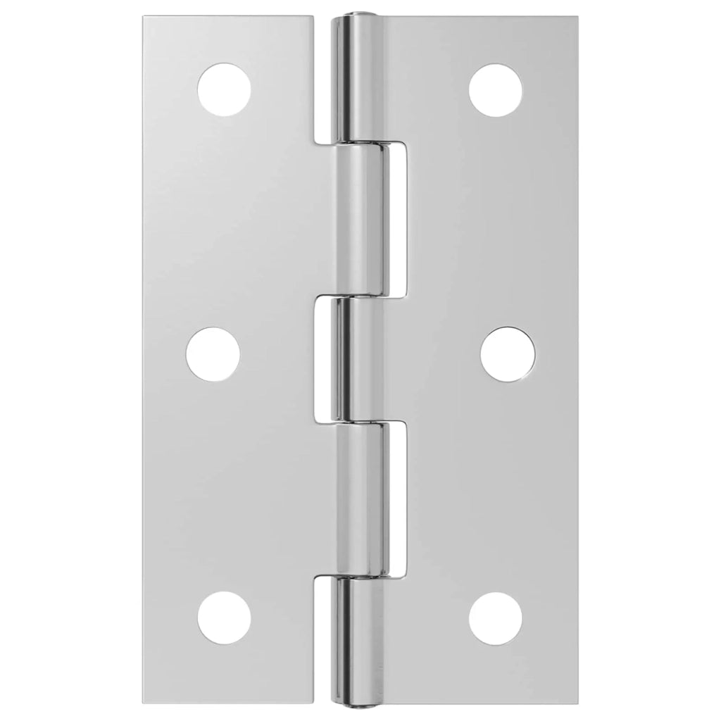 Cerniera 12 pz 54 x 34 x 5 mm Argento Acciaio 42041389