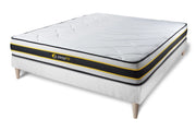 Kit rete e materasso matrimoniale FLEXY 140x210cm - Spessore : 22cm - molle insacchettate e memory foam - rigido