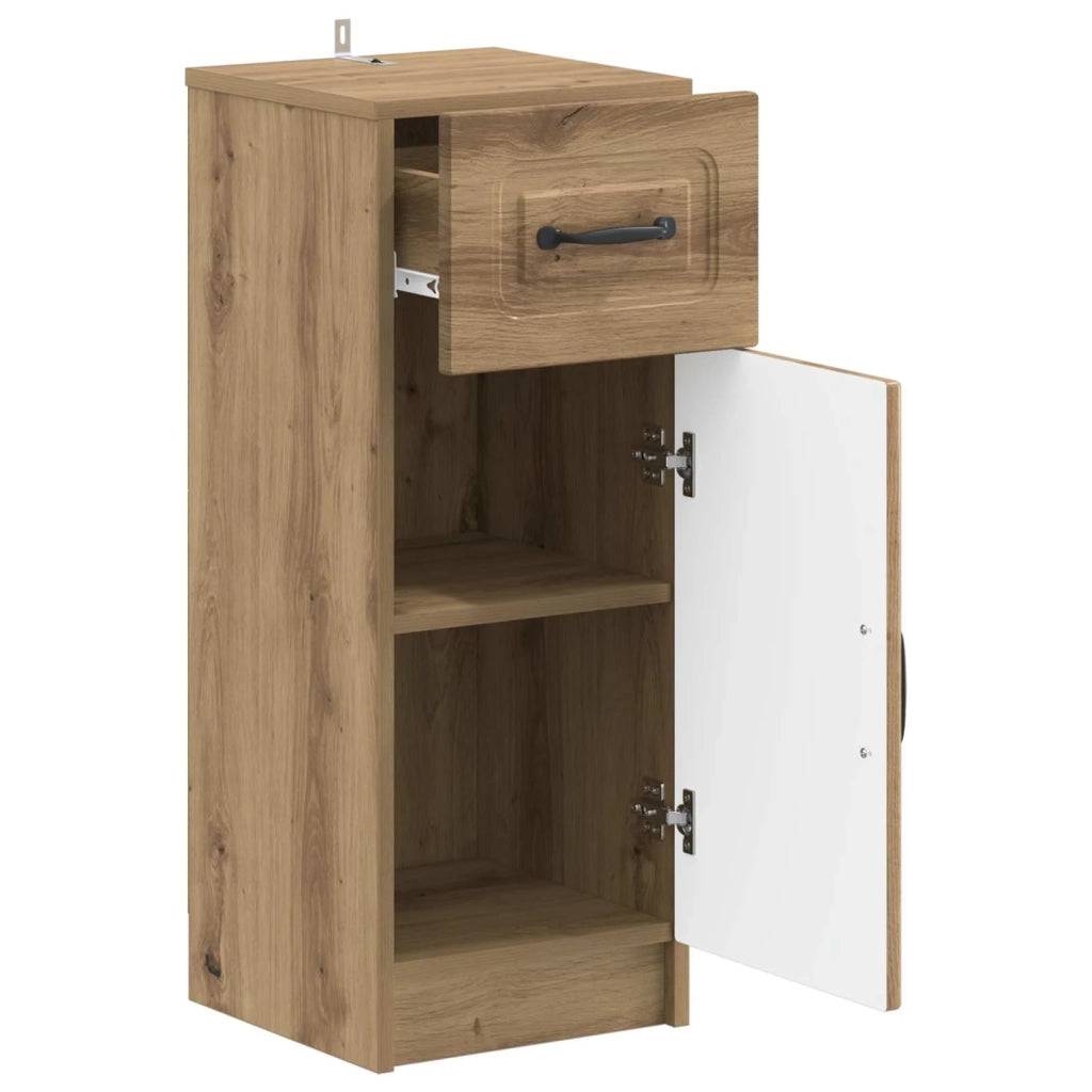 Mobiletto da Bagno UTRECHT Rovere Artigianale 30 x 31 x 77 cm 897714