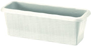 Bama FIORIERA RETTANGOLARE PAGLIA NORMAL Col. Panna cm. 40x20x17,5 h