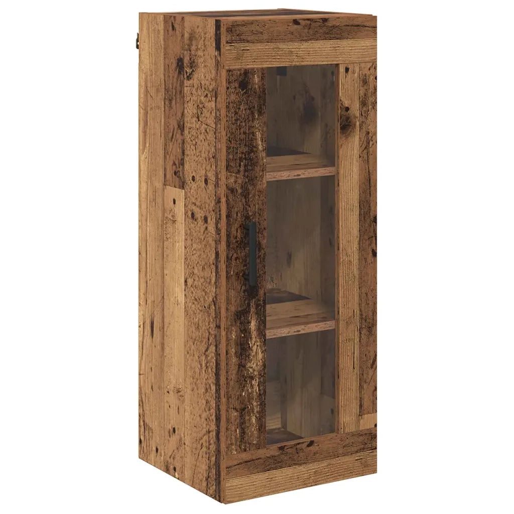Credenza | Madia | Buffet da pranzo | Armadio da pranzo Legno vecchio 34,5 x 34 x 180 cm Legno multistrato