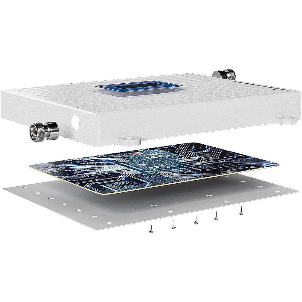 Trade Shop - Set Amplificatore Segnale Cellulare 2g 3g 4g Lte 900 1800 2100 Mhz Dcs Wcdma Gsm -