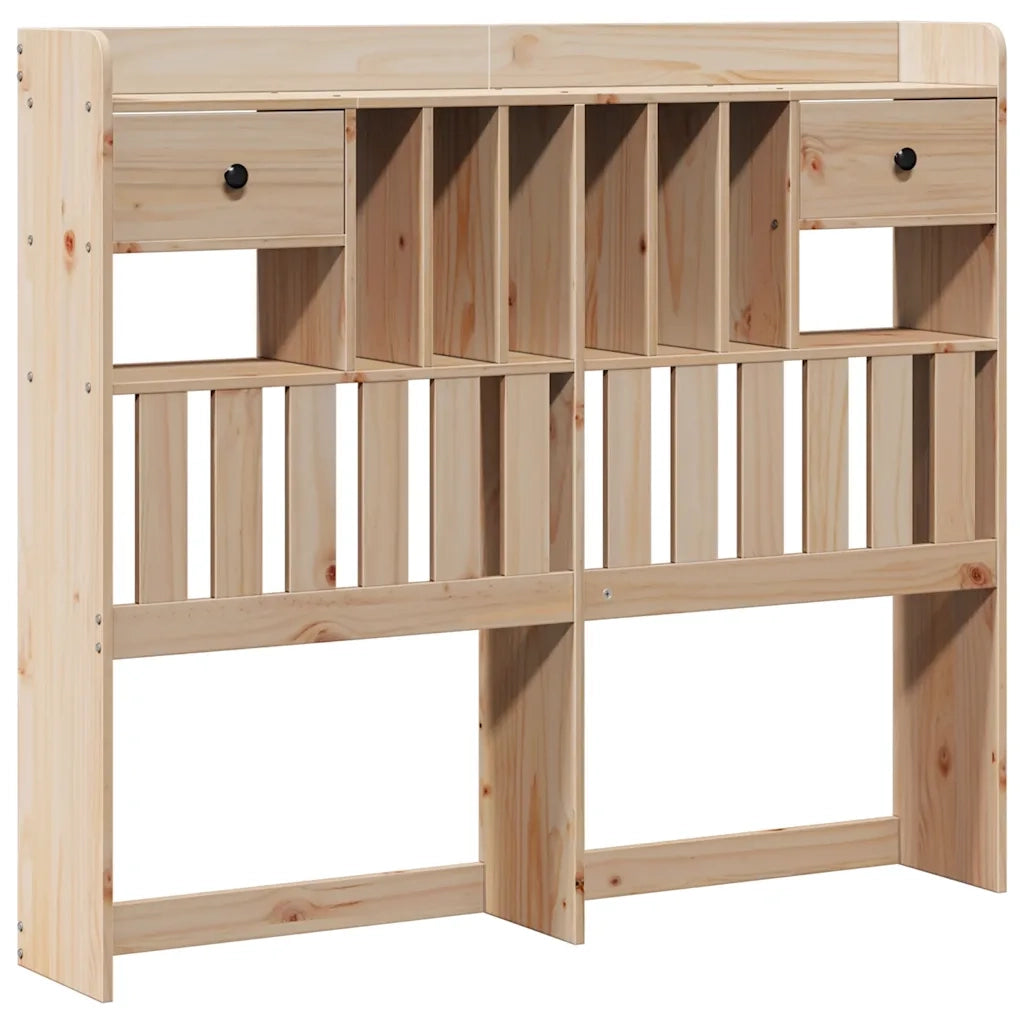 Letto Libreria senza Materasso 135x190 cm in Legno di Pino 3321928