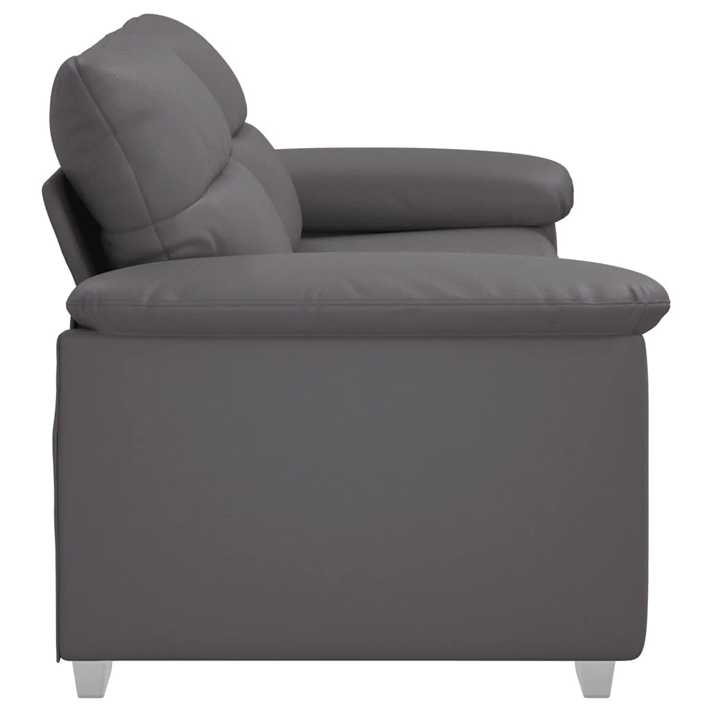 Divano a 2 posti Grigio in Similpelle 180x81x84 cm 4105340