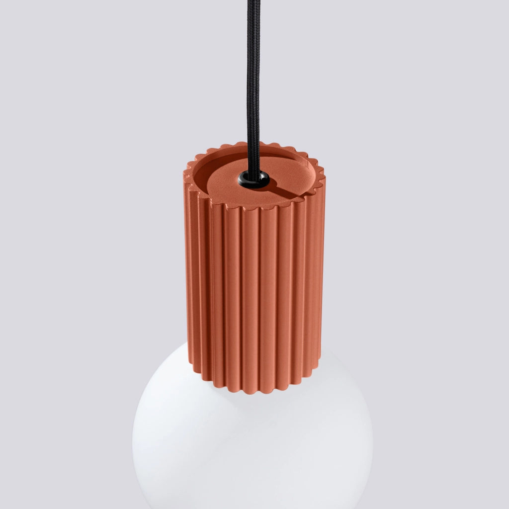 Lampada sospensione SFERA Pure Lume rosso/bianco G9 8W