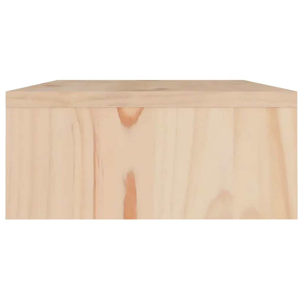 Supporto per Monitor 60x24x10,5 cm in Legno Massello di Pino 813934