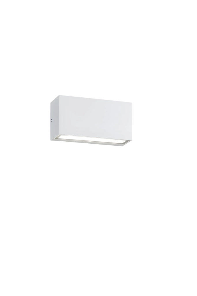 Applique da Esterno a LED in Pressofusione di alluminio Bianco Opaco